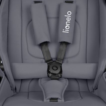 Lionelo - Carrinho de passeio desportivo MIKA PLUS Pedra Cinzenta