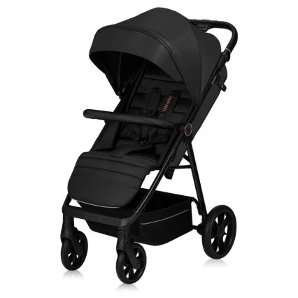 Lionelo - Carrinho de passeio desportivo MIRA Preto Ônix