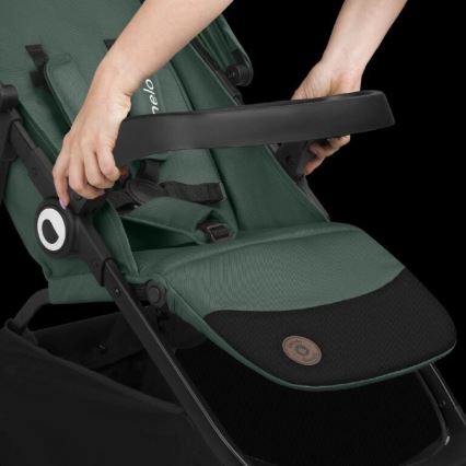 Lionelo - Carrinho de passeio EMMA ONE verde/preto