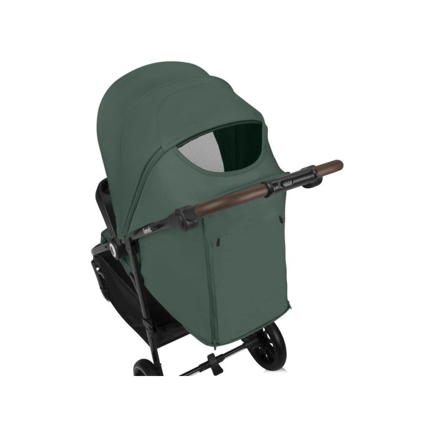 Lionelo - Carrinho de passeio EMMA ONE verde/preto