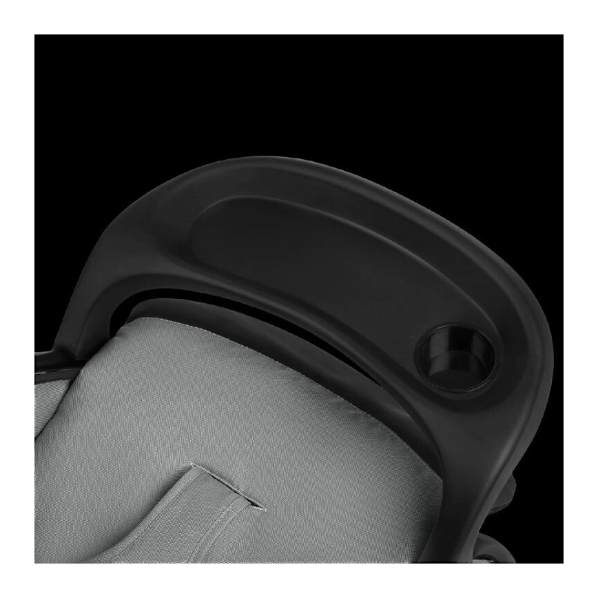 Lionelo - Carrinho de passeio EMMA PLUS cinzento/preto