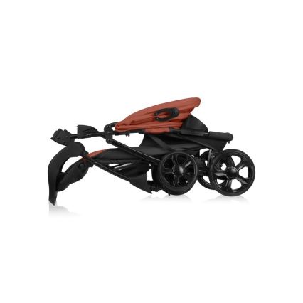 Lionelo - Carrinho de passeio EMMA PLUS tijolo/preto