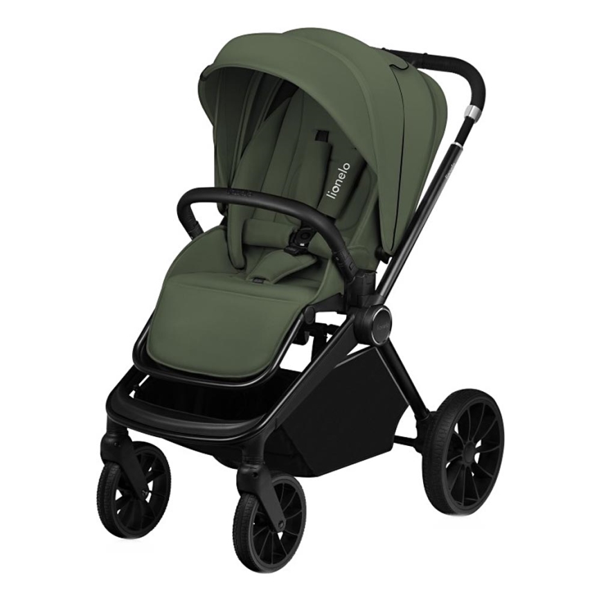 Lionelo - Carrinho de passeio esportivo MIKA PLUS Verde Oliva