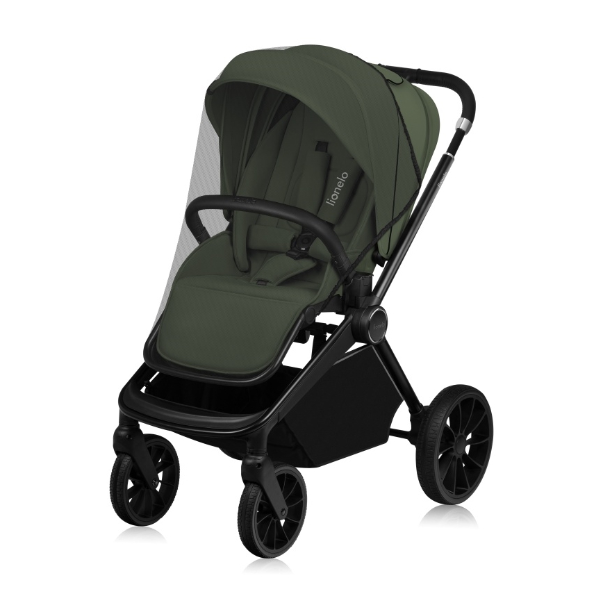 Lionelo - Carrinho de passeio esportivo MIKA PLUS Verde Oliva