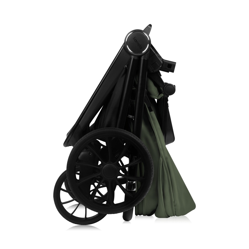 Lionelo - Carrinho de passeio esportivo MIKA PLUS Verde Oliva