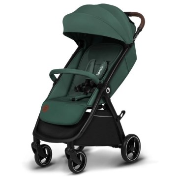 Lionelo - Carrinho de passeio INGRID verde/preto