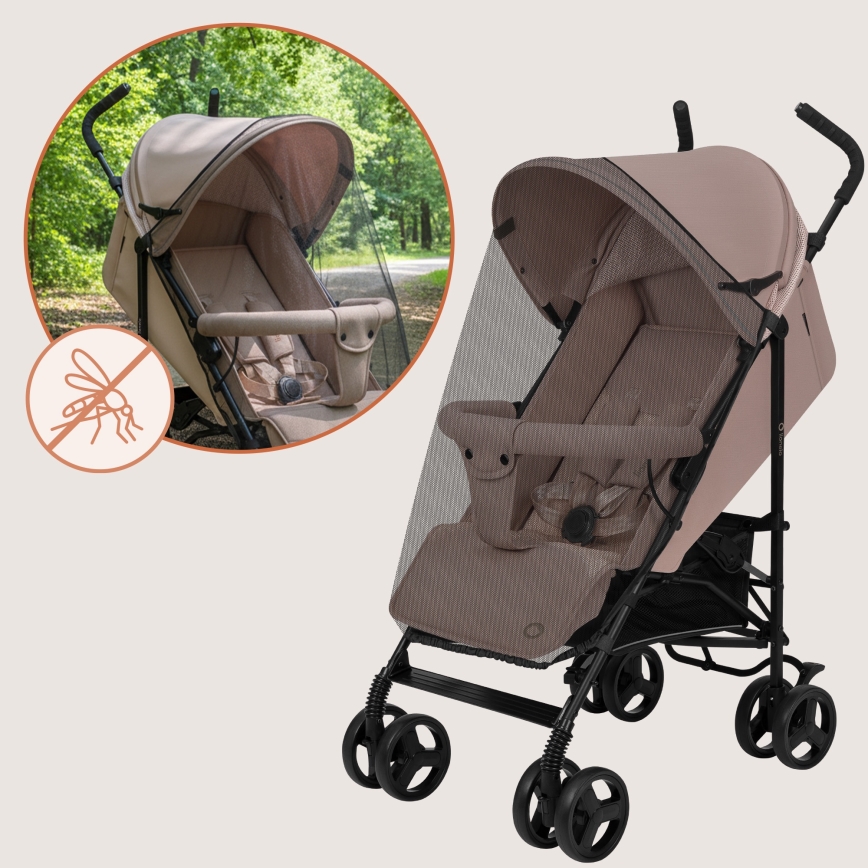 Lionelo - Carrinho de passeio tipo guarda-chuva ELIA Bege Taupe