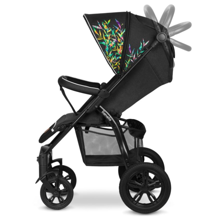 Lionelo - Carrinho desportivo ANNET TOUR preto/verde