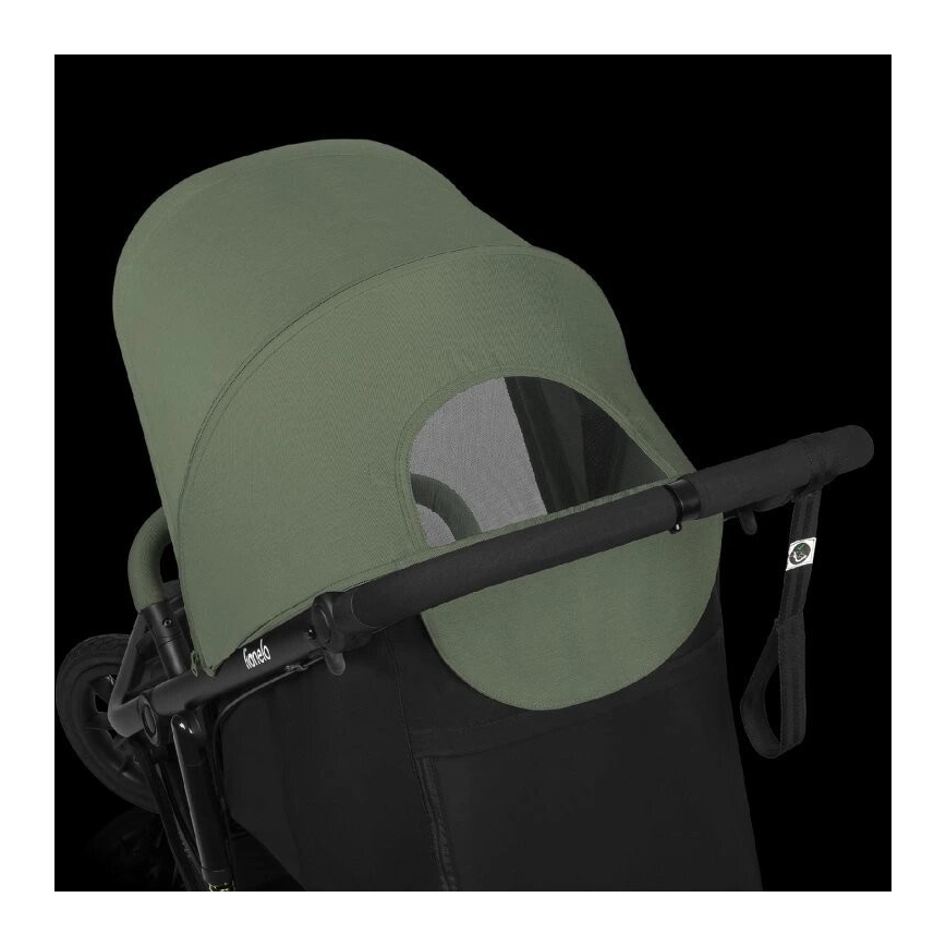 Lionelo - Carrinho desportivo AZURA preto/verde