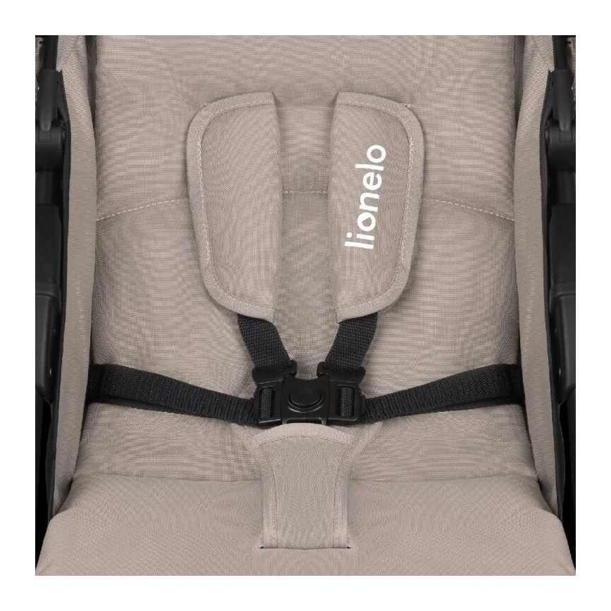 Lionelo - Carrinho desportivo EMMA PLUS bege/preto