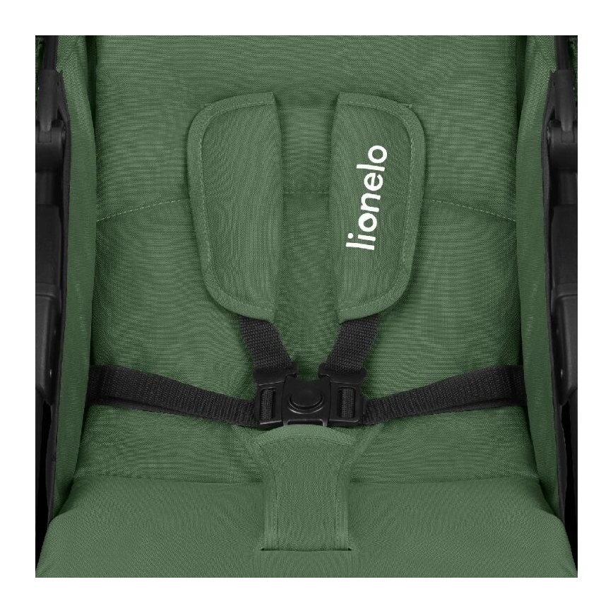 Lionelo - Carrinho desportivo EMMA PLUS verde/preto