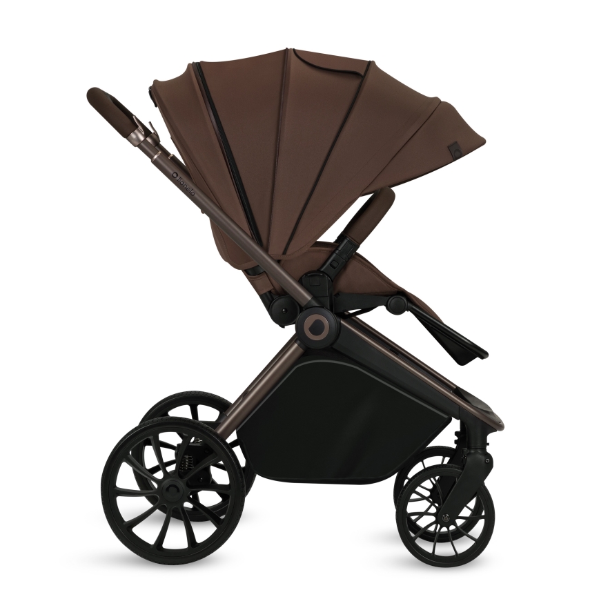 Lionelo - Carrinho desportivo MIKA PLUS Mocha Mousse