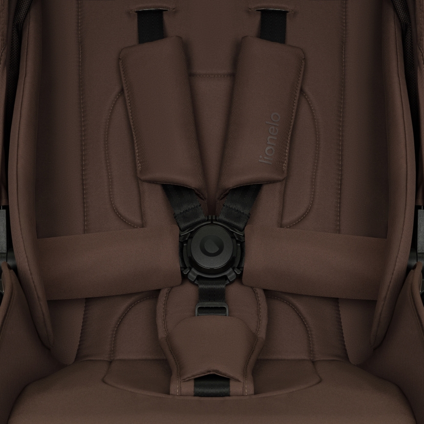 Lionelo - Carrinho desportivo MIKA PLUS Mocha Mousse