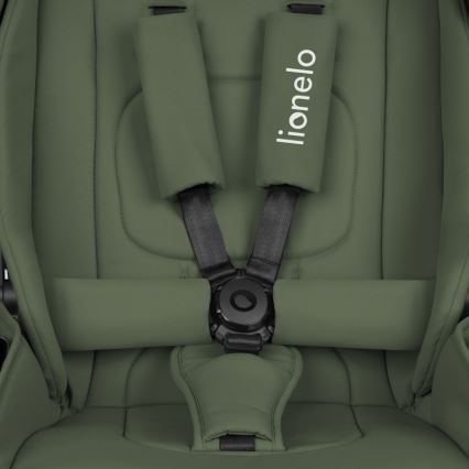 Lionelo - Carrinho desportivo MIKA PLUS Verde Oliva