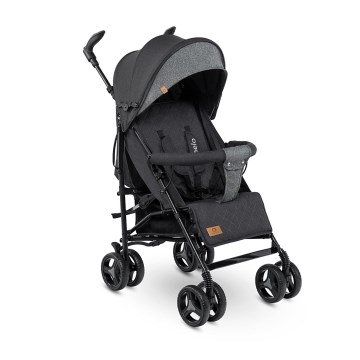 Lionelo - Carrinho guarda-chuva IRMA Preto/Cinzento Escuro