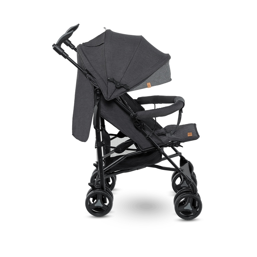 Lionelo - Carrinho guarda-chuva IRMA Preto/Cinzento Escuro