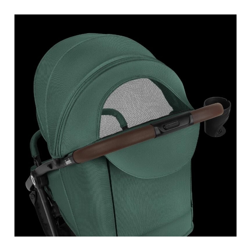 Lionelo - Carrinho INGRID verde/preto