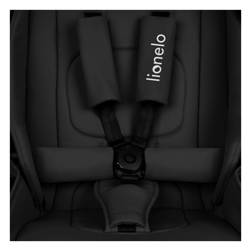 Lionelo - Carrinho multifuncional 3 em 1 MIKA PLUS Black Onyx