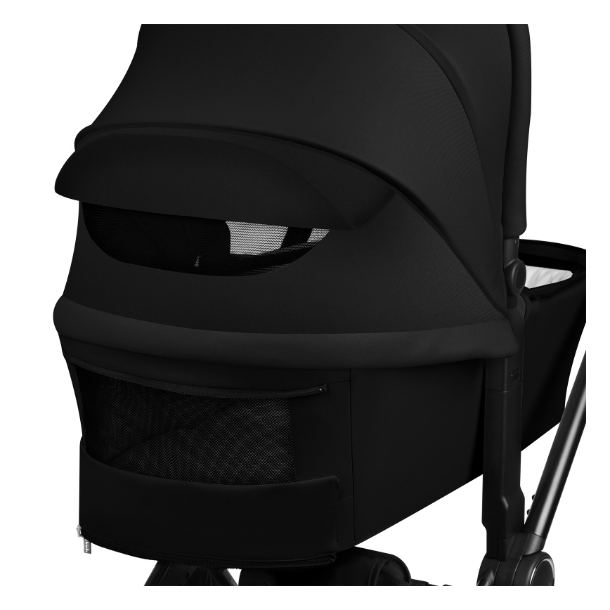 Lionelo - Carrinho multifuncional 3 em 1 MIKA PLUS Black Onyx