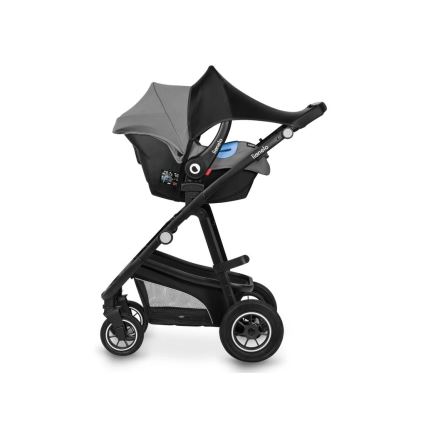 Lionelo - Cobertura solar para carrinho de bebé SUN COVER Black Carbon