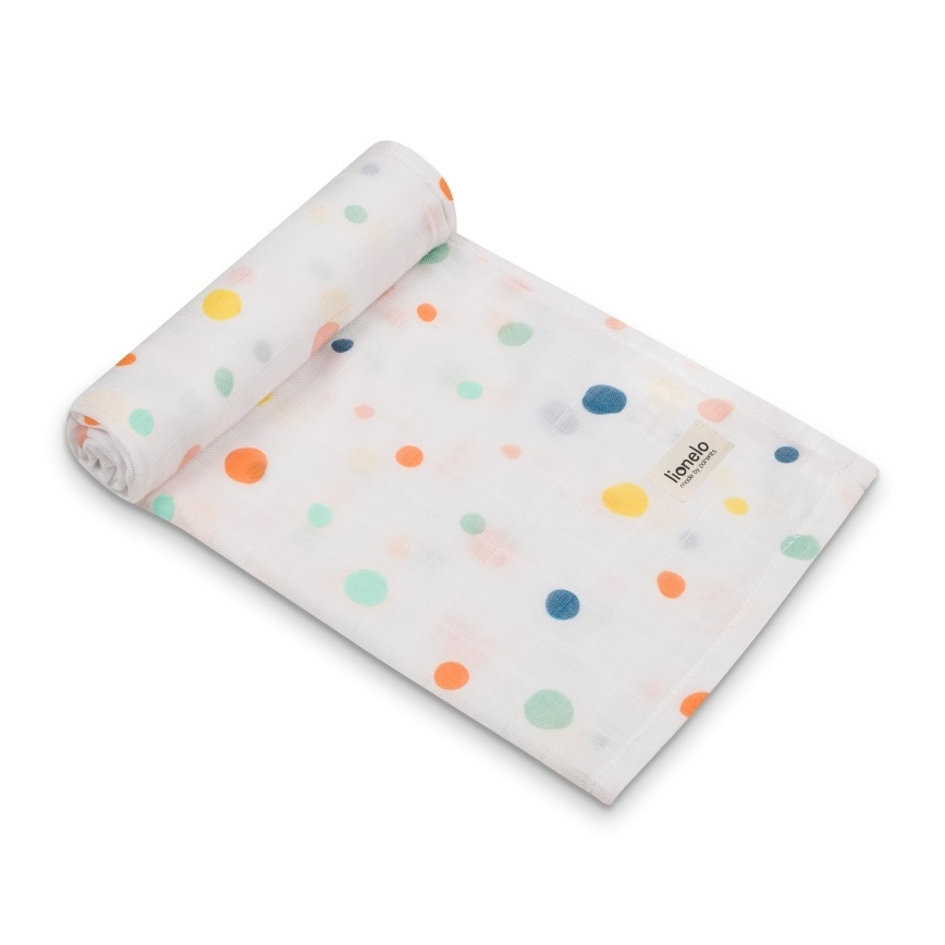Lionelo - Conjunto com 3 fraldas de bambu BAMBOO SET 70 x 70 cm Dot