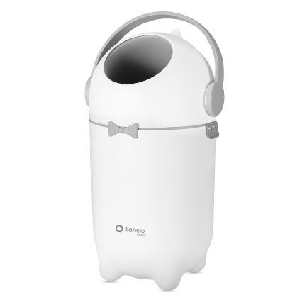 Lionelo - Contentor para fraldas PUREBIN 10 l Branco