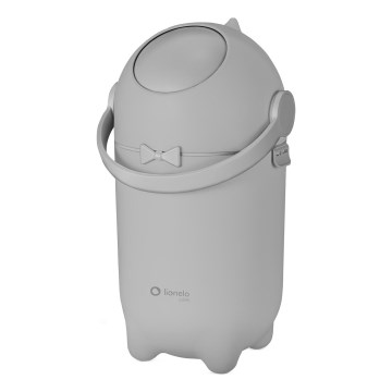 Lionelo - Contentor para fraldas PUREBIN 10 l Cinza