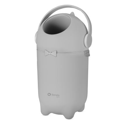 Lionelo - Contentor para fraldas PUREBIN 10 l Cinza