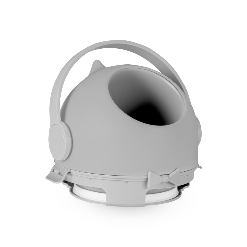 Lionelo - Contentor para fraldas PUREBIN 10 l Cinza