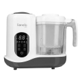 Lionelo - Cozedor a vapor 5 em 1 BABYMENU 110W/230V branco/cinzento