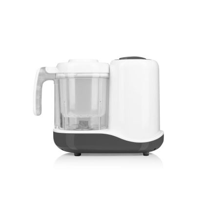 Lionelo - Cozedor a vapor 5 em 1 BABYMENU 110W/230V branco/cinzento