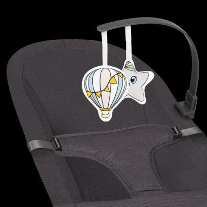 Lionelo - Espreguiçadeira para bebé JUNE antracite