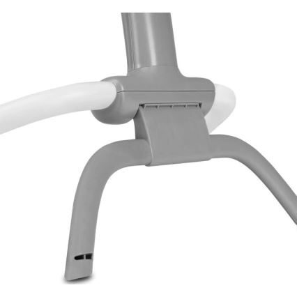 Lionelo - Espreguiçadeira vibratória para bebé com uma melodia PASCAL 2xAA cinzento/turquesa