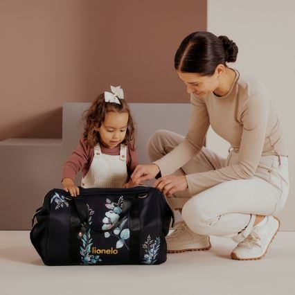 Lionelo - Mala de fraldas para carrinho de bebé IDA Golden Moments