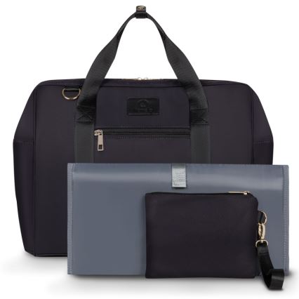 Lionelo - Mala de fraldas para carrinho de bebé IDA Golden Moments