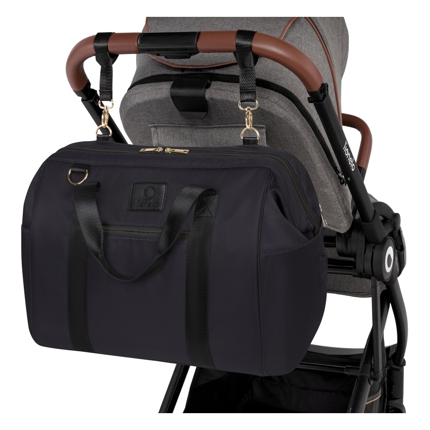 Lionelo - Mala de fraldas para carrinho IDA Golden Moments