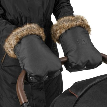 Lionelo - Manoplas para carrinho HANDMUFF Preto