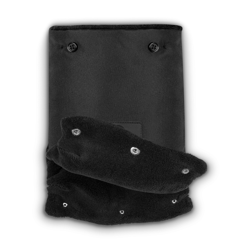 Lionelo - Manoplas para carrinho HANDMUFF Preto