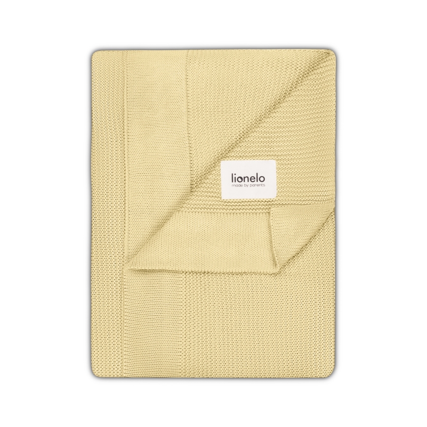 Lionelo - Manta de bambu BAMBOO BLANKET 75x100 cm Amarelo Limão