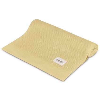 Lionelo - Manta de bambu BAMBOO BLANKET 75x100 cm Amarelo Limão