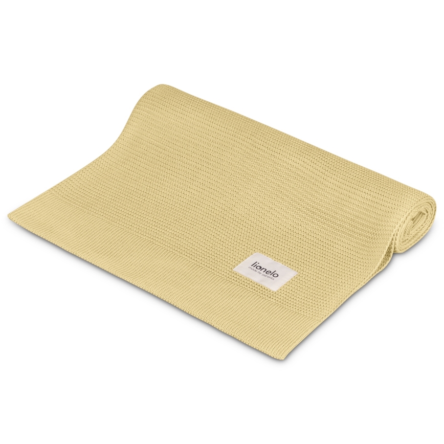 Lionelo - Manta de bambu BAMBOO BLANKET 75x100 cm Amarelo Limão