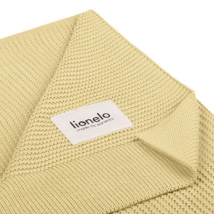 Lionelo - Manta de bambu BAMBOO BLANKET 75x100 cm Amarelo Limão