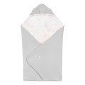 Lionelo - Manta envelopante para cadeirinha auto TRAVEL SWADDLE 90x90 cm Cinza Balão