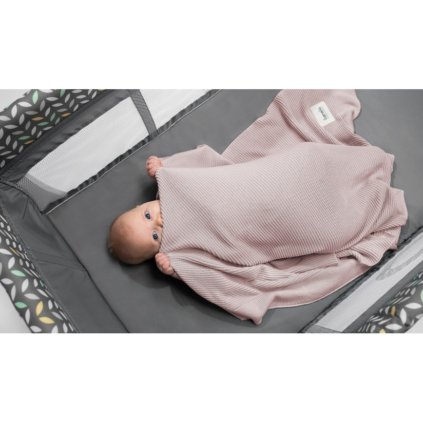 Lionelo - Manta infantil BAMBOO BLANKET 75x100 cm Bege Areia
