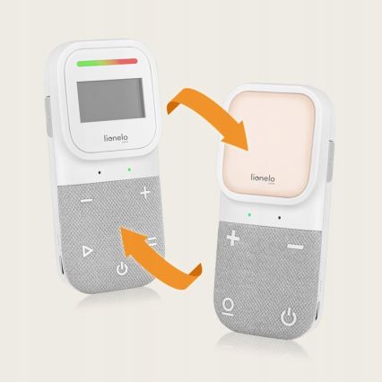 Lionelo - Monitor de áudio recarregável sem fios para bebé BABYLINE 2.3 5V