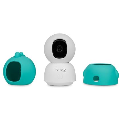 Lionelo - Monitor para bebé inteligente BABYLINE VIEW Wi-Fi 5V Branco