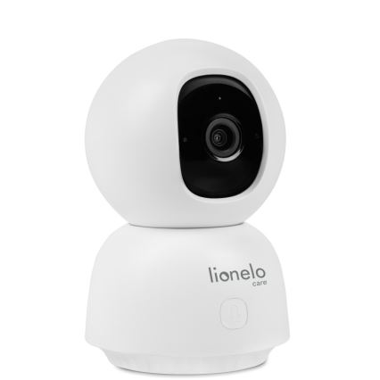 Lionelo - Monitor para bebé inteligente BABYLINE VIEW Wi-Fi 5V Branco