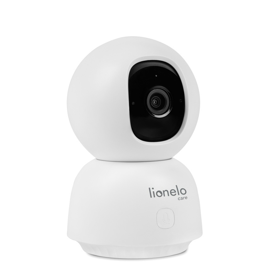 Lionelo - Monitor para bebé inteligente BABYLINE VIEW Wi-Fi 5V Branco