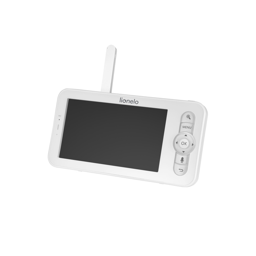 Lionelo - Monitor para bebé recarregável com ecrã BABYLINE 9.2 5V 3600 mAh