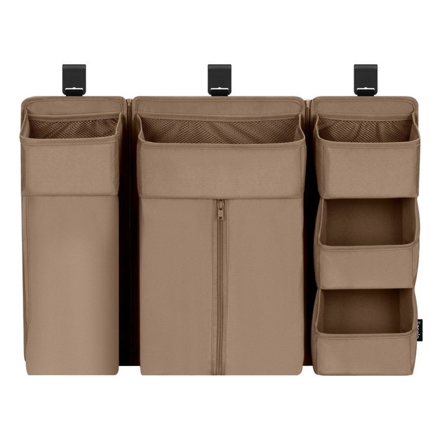 Lionelo - Organizador de berço 3 em 1 SIDEPOCKET Bege